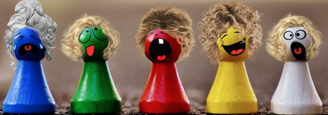 Unterschiedliche Emotionen