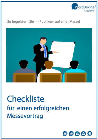 Checkliste - Messevortrag erfolgreich halten - WordBridge Academy